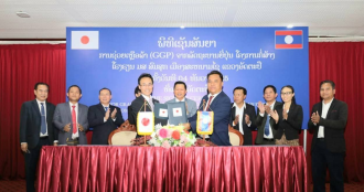 Japanese Government Supports Construction of Saysomsouk Secondary School in Sanamxay District 